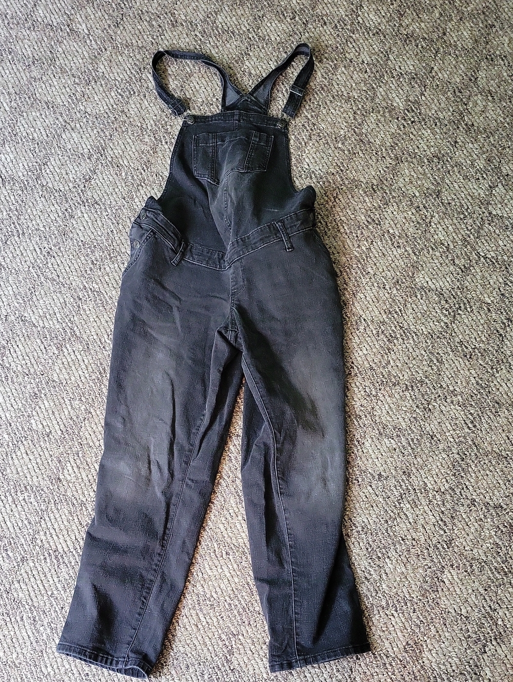 Sonoma Black Denim Women's Maternity Overalls